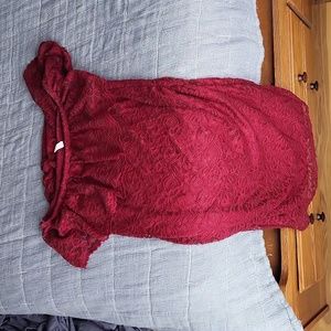 Pink blush maternity dress